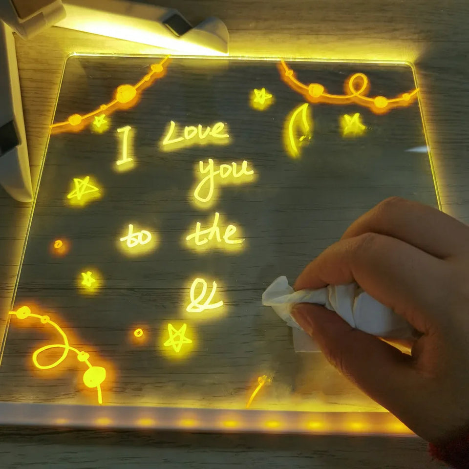 Drawing Light™ - Oplyste fantasier - Tegnebræt