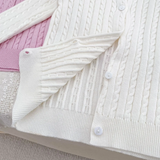 CozyBelle – Elegant & warm – Gestrickte Strickjacke mit Knöpfen