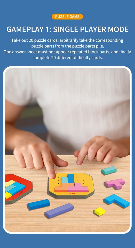 Logic Blocks™ – Farbe & Kreativität – Geometrisches Rätsel