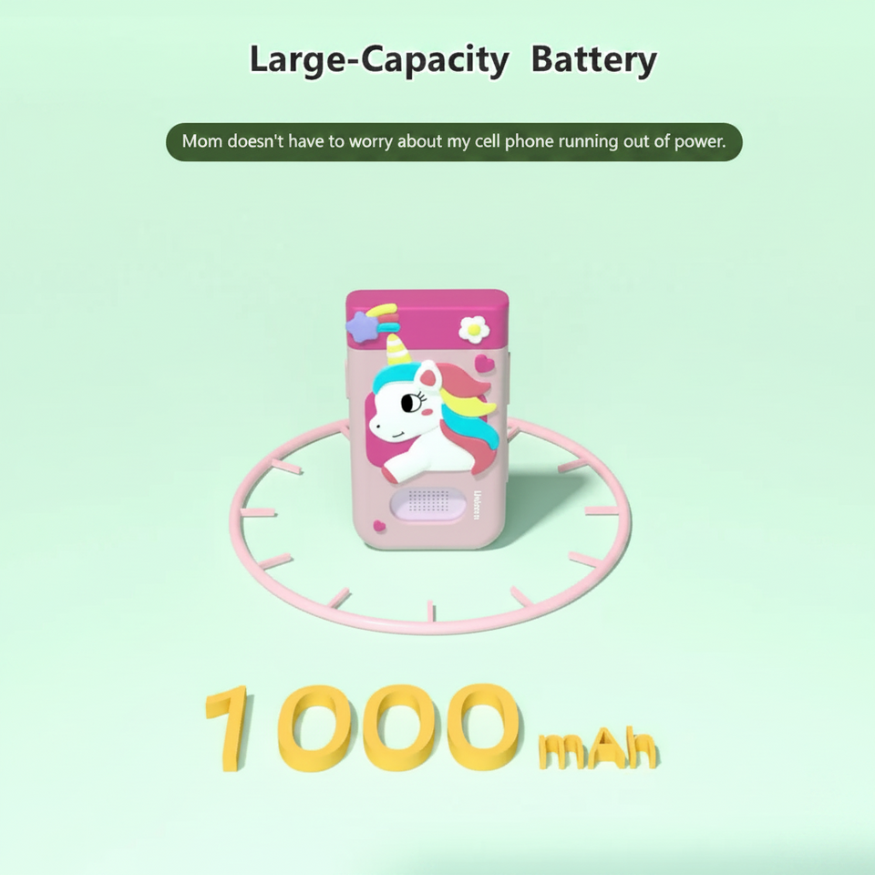 KiddoPhone – Lernreich & interaktiv – Kinder-Smartphone mit Kamera und Spielen