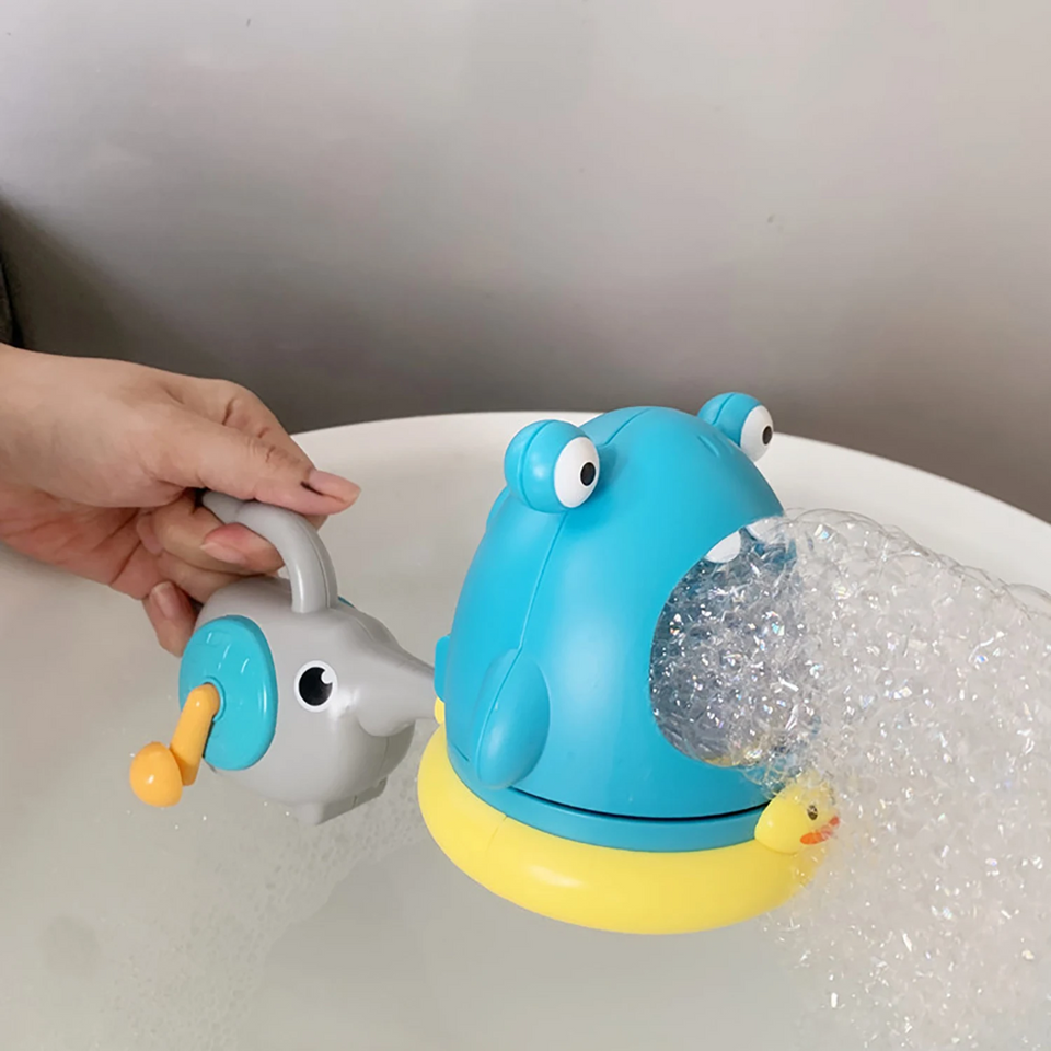 BubblePlay – Lernreich & unterhaltsam – Krabben-Seifenblasen-Badespielzeug
