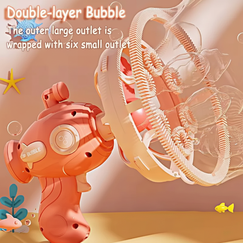 HappyBubbles – Spielerisch & sicher – Seifenblasenpistole für Kinder