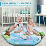 SensoryHaven – 8-i-1 Vækst & Leg – Baby Legtæppe