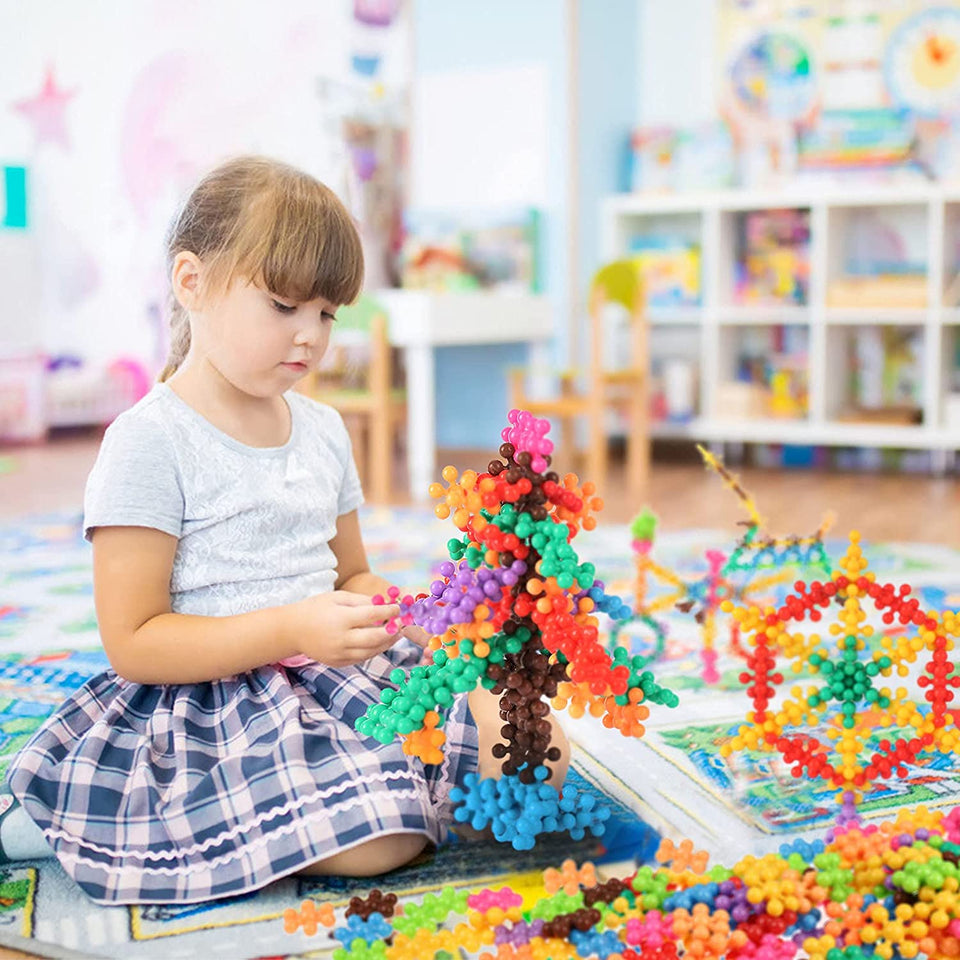 3D Building Blocks™ - Udvikling af kreativitet - Snowflake Building Blocks