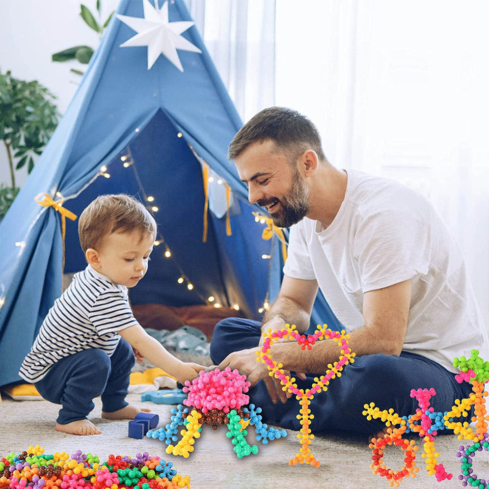3D Building Blocks™ - Udvikling af kreativitet - Snowflake Building Blocks