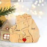 Family Puzzle™ – Personalisiertes Muttertagsgeschenk mit Bärenfamilie