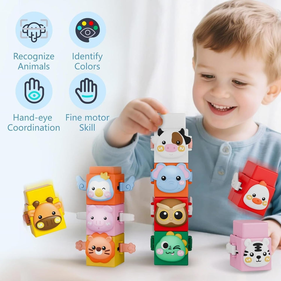StackAnimals – Spaß & Bildung – Tier-Stapelspielset