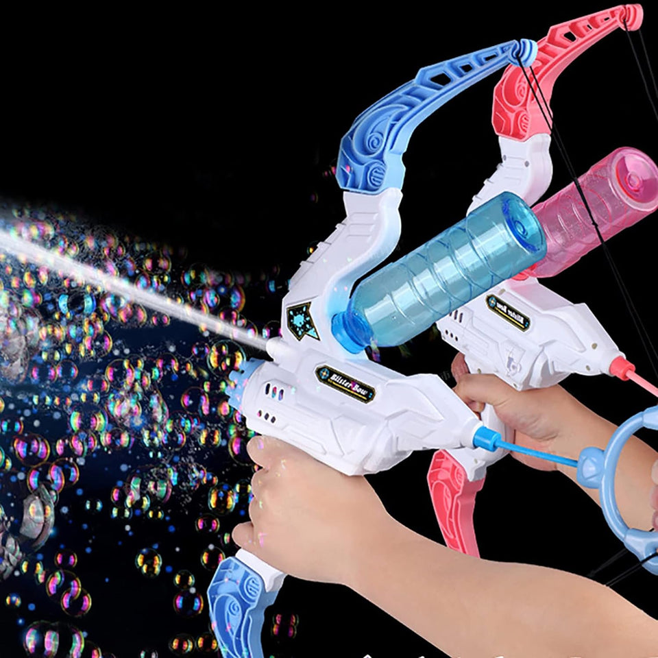TrendyToys – Aktiv & kreativ – 2-i-1 bue-boblesprøjte