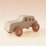 Montessori Silicone Toy Car – Sicher & bissfest – Beißspielzeug aus Silikon in Fahrzeugform