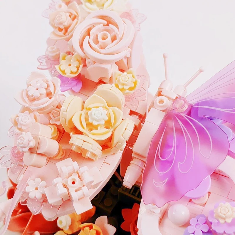 BloomBook – Romantisch & Kreativ – 3D-Blumenbuch mit Rosen und Schmetterlingen