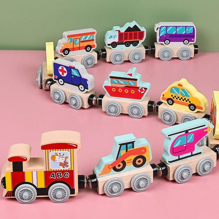 Tiny Express™ – Farvelægning og formning - Toglegetøj af træ