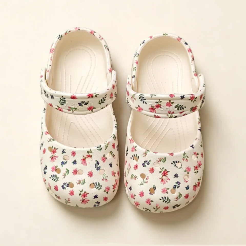 FlowerFeet – Elegant & bequem – Sandalen mit Blumenmuster