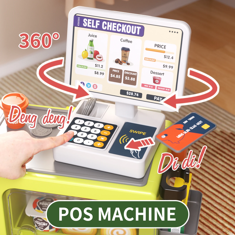 PlaySmart – Kreativ & Lernreich – Supermarkt-Spielset