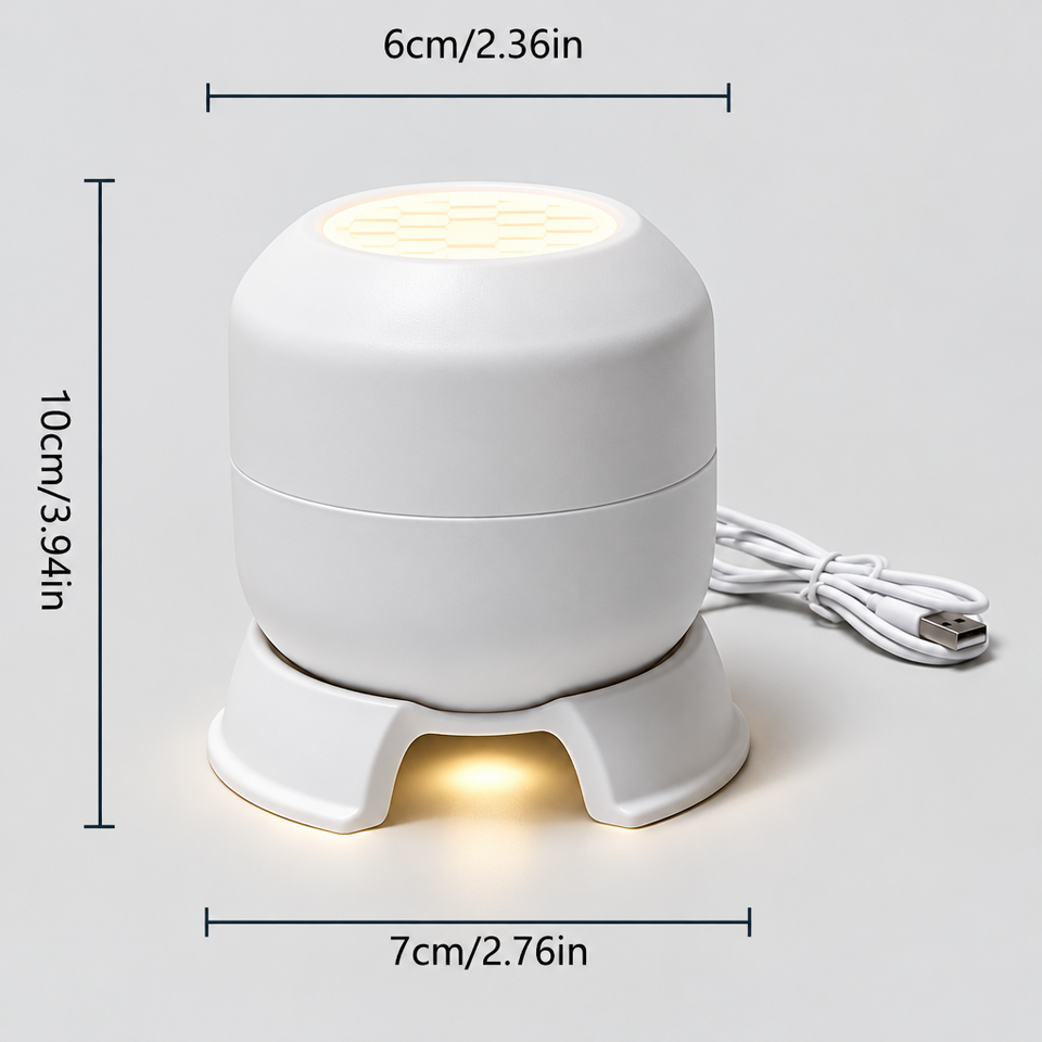 FrostyLight – Magisch & stimmungsvoll – Rotierende Projektorlampe (Weihnachten & Halloween)