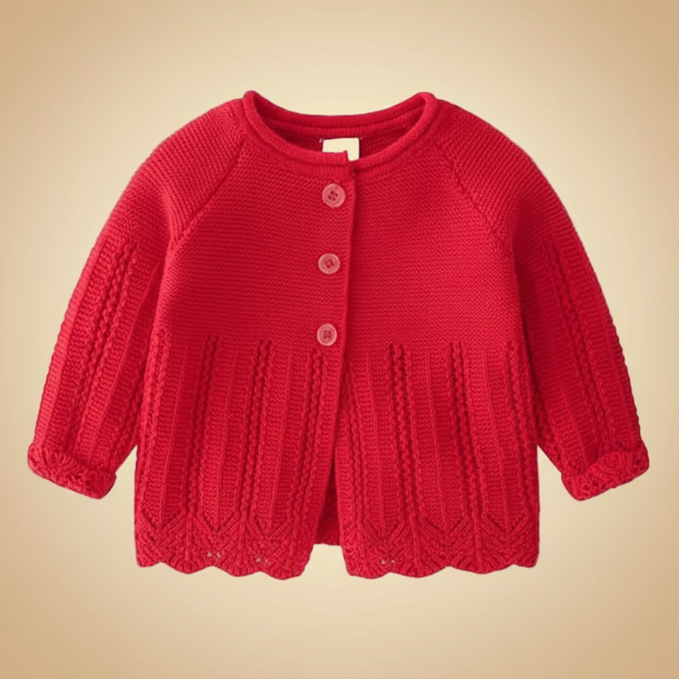 CozyCub – Komfortabel og moderigtig – strikket cardigan til børn