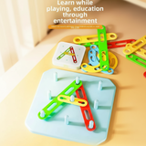 ShapeGenius – Kreativ & Lernreich – Geometrisches Pegboard-Puzzle