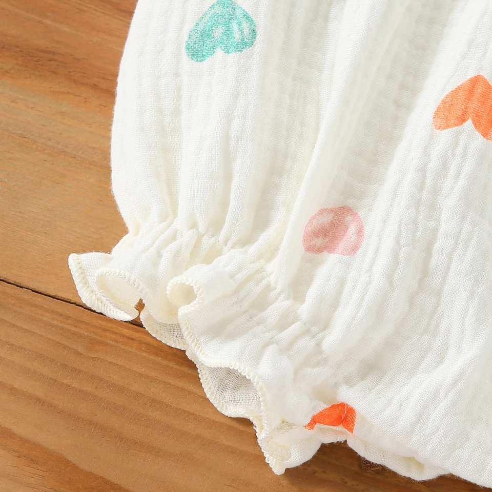 LittleBlossom – Sommerlich, bequem und stilvoll – Baby-Sling-Body mit Hut