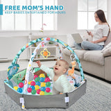 SensoryHaven – 8-in-1 Wachstum & Spiel – Baby-Spielmatte
