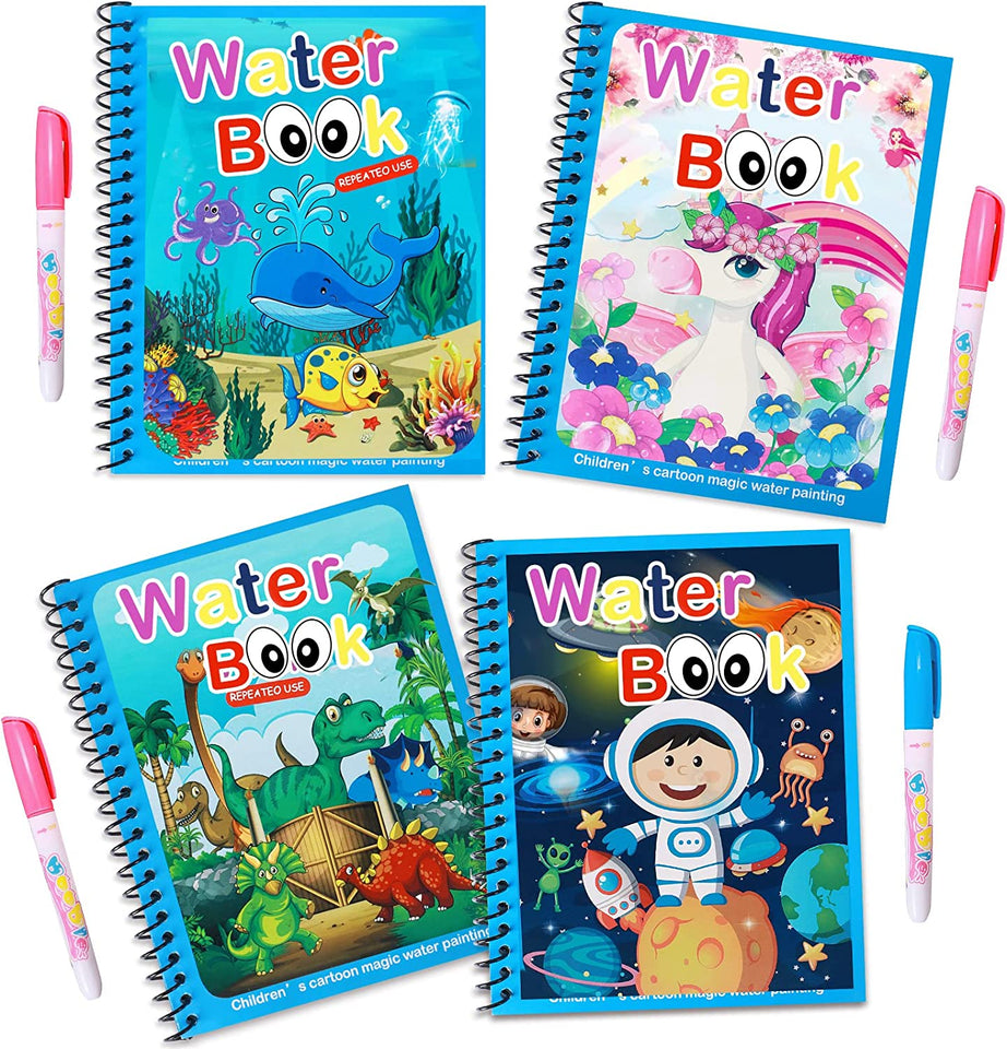 Magic Water Book™ - Trylle tegningen frem - Malebog