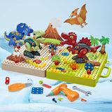 Little Dino Toolbox™ - Bor og design - Dino-byggelegetøj