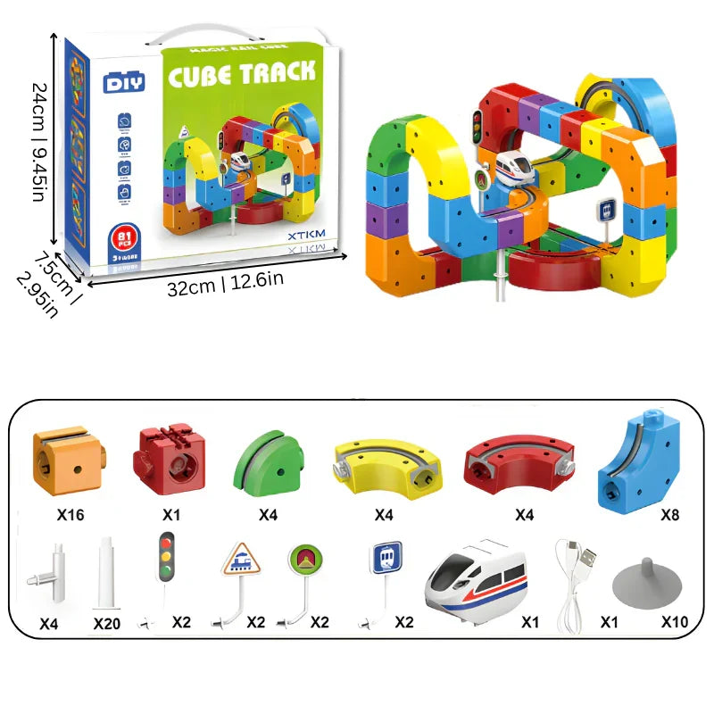 DIY Cube Track – Kreativ & Aktiv – Kreativ DIY-togbane