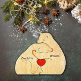Family Puzzle™ – Personlig morsdagsgave med bjørnefamilie