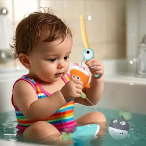 Splash & Catch™ - Fischen & Planschen - Angelrutenset im Bad