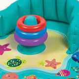 SplashPlay – Sicher & unterhaltsam – Baby-Planschbecken mit Sonnenschutz