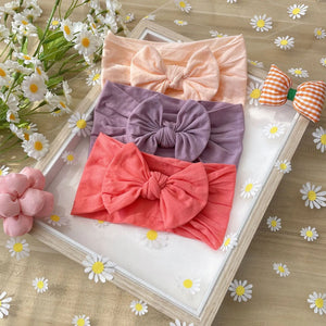 Mini Fashion – Modisch & weich – Kinder-Schleifen-Stirnbänder