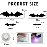 SpookyGlow – Gruselig & stimmungsvoll – LED-Wanddekoration „Halloween-Fledermaus“