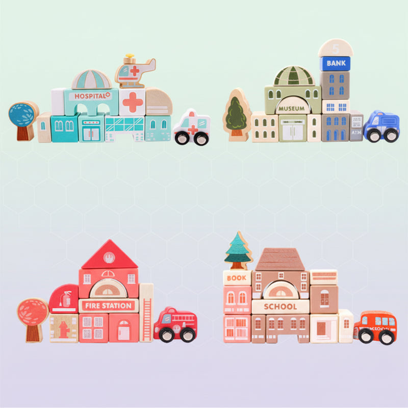 BuildJoy – Lehrreich & Unterhaltsam – Holzbauklötze in der Stadt