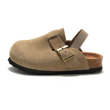 LittleWalk – Bequem & trendy – Sandalen im Clog-Stil aus Wildleder