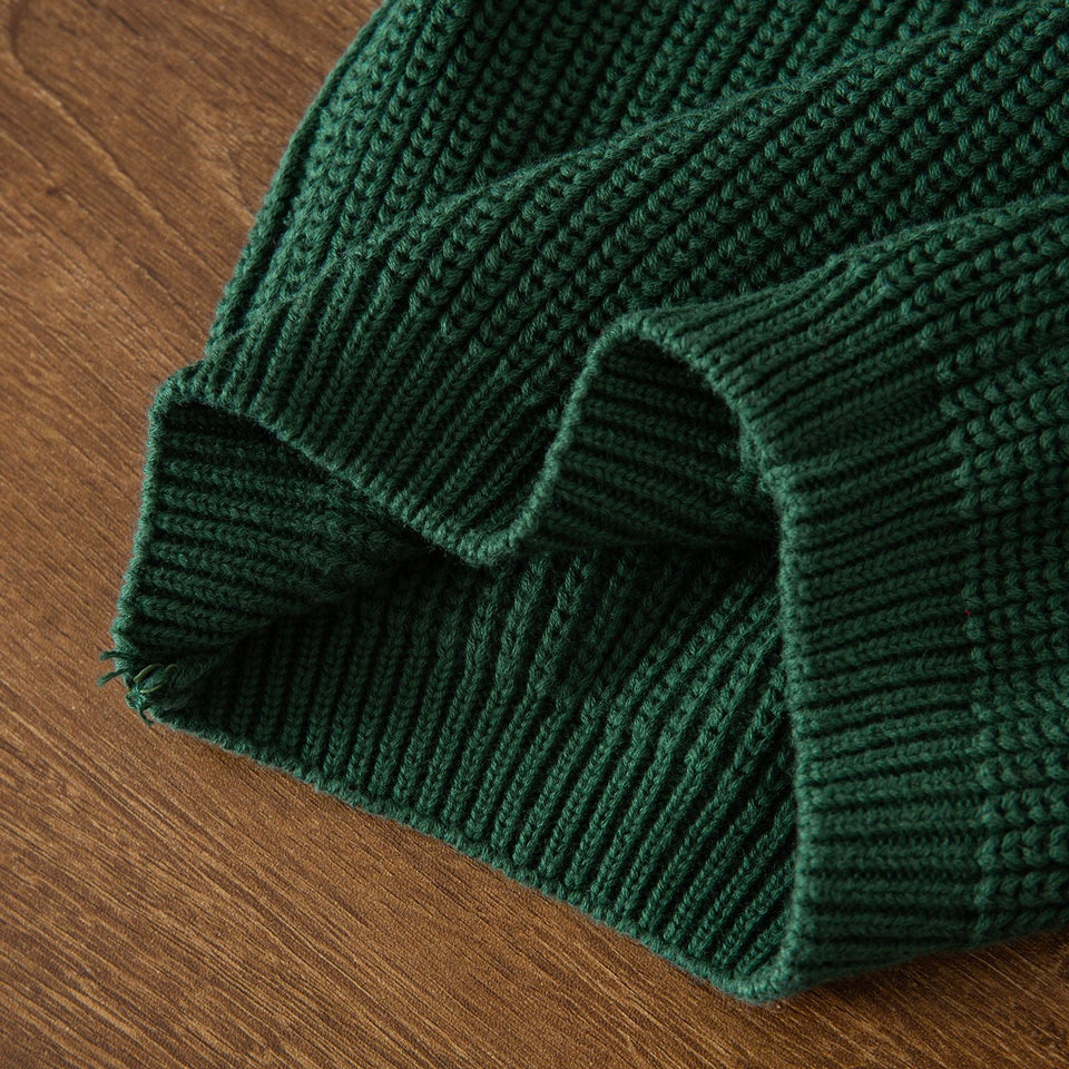 JoyKnit – Gemütlich & warm – Weihnachtspullover mit Aufdruck