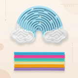 FidgetFrost – Legende & Blød – Silikone Busy Board