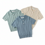 MiniLuxe – Elegant & bequem – Polohemd aus Strickstoff