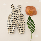 Striped Overall Romper – Weich & Bequem – Kinder-Jumpsuit