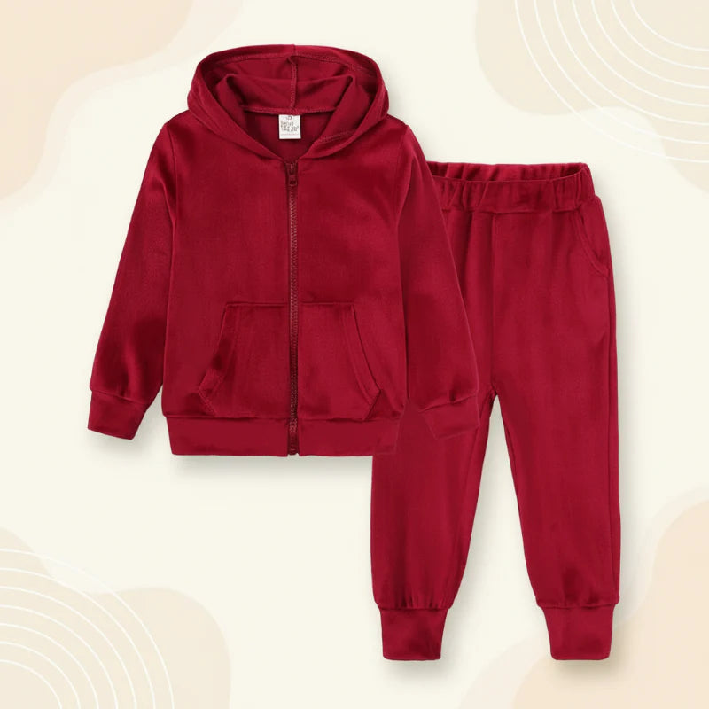 Kids Tales – Warm & Comfortabel – Velvet Trainingsanzug für Kinder