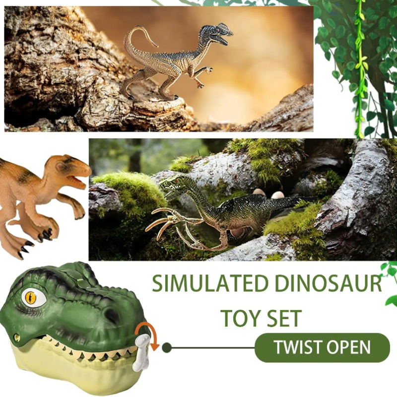 DinoWorld – Kreativt & realistisk – Dino-hoved-legesæt