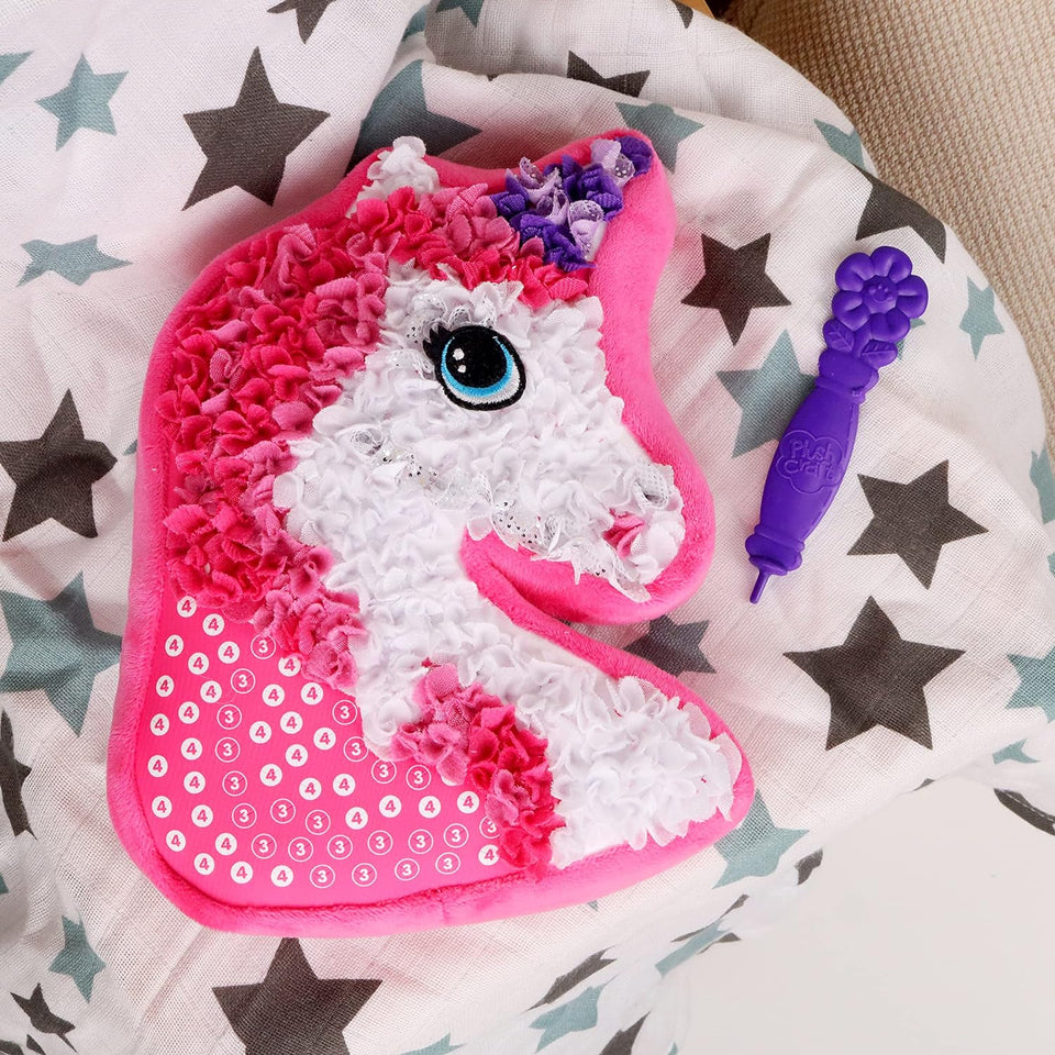 DIY Pillow™ - Fluffy fun - Plys Unicorn-pude