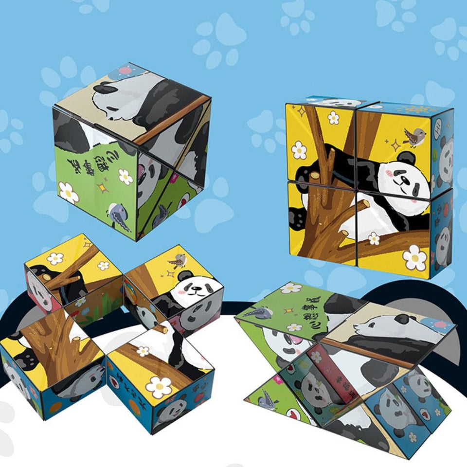 Panda Puzzle™ - lærerig underholdning - Puzzle Cube