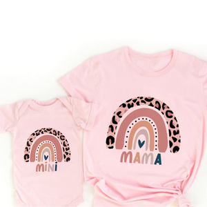 Mini Fashion™ - Mama & Tochter - Passendes Shirt & Strampler