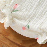 LittleBlossom – Sommerlich, bequem und stilvoll – Baby-Sling-Body mit Hut