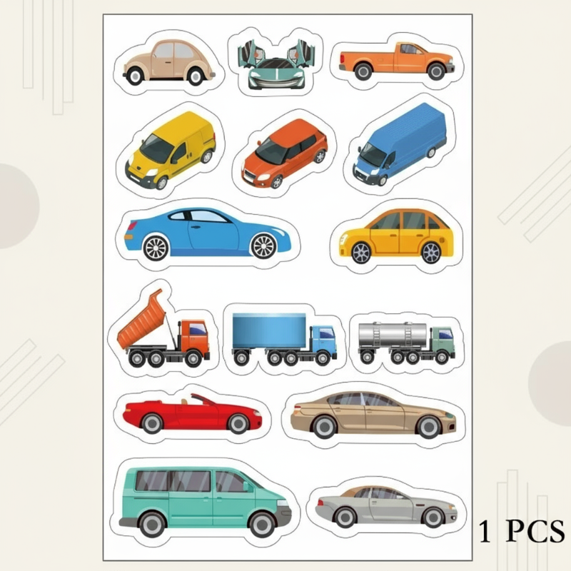 KidoTape – Farbenfroh & praktisch – Verkehrsweg-Aufkleberband-Set