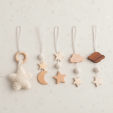 Wooden Baby Rattle Toy – Sinneserfahrung & Sicherheit – Baby-Gymnastik