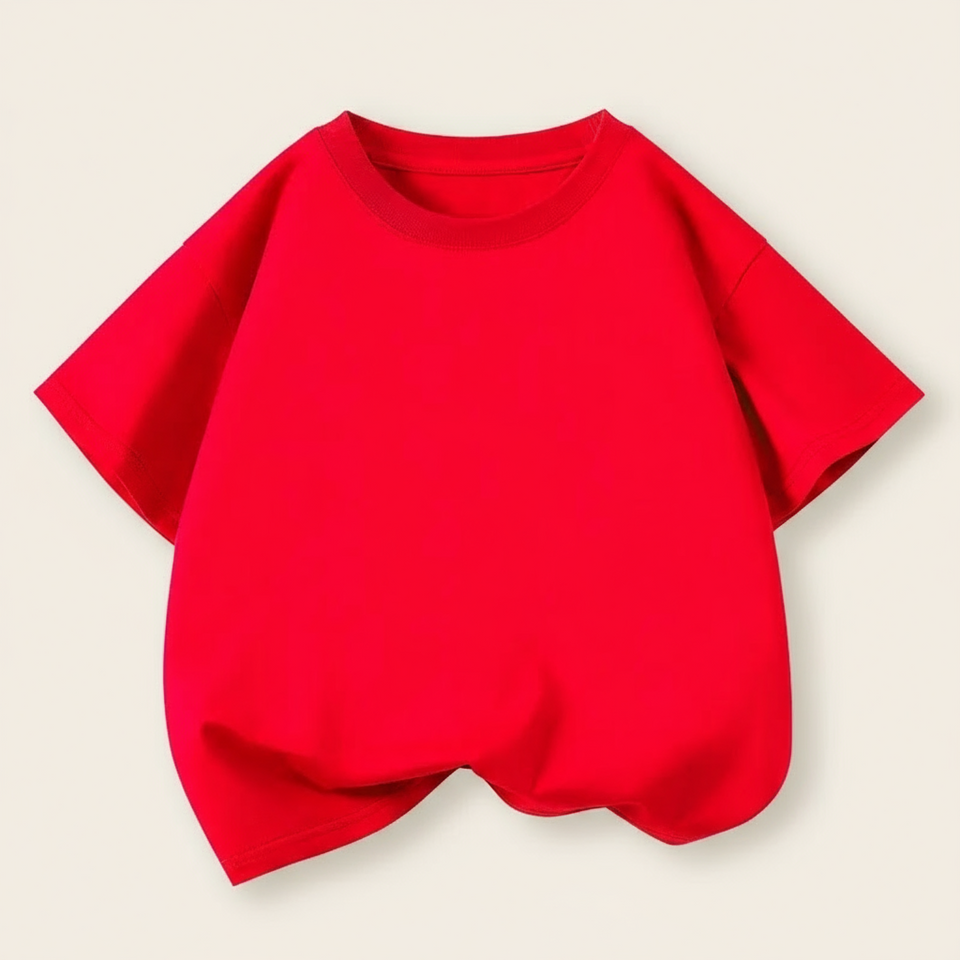 SimpleWear – Casual & blødt – Relax Fit T-shirt med rund hals