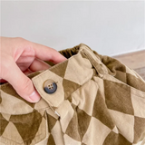 RetroBloom – Bequem & verspielt – Kinderhose mit Argyle-Muster