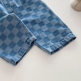 DenimCheck – Bequem & trendy – Kinderhose mit Karomuster
