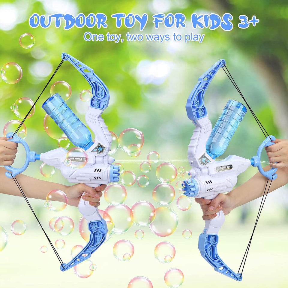 TrendyToys – Aktiv & kreativ – 2-i-1 bue-boblesprøjte