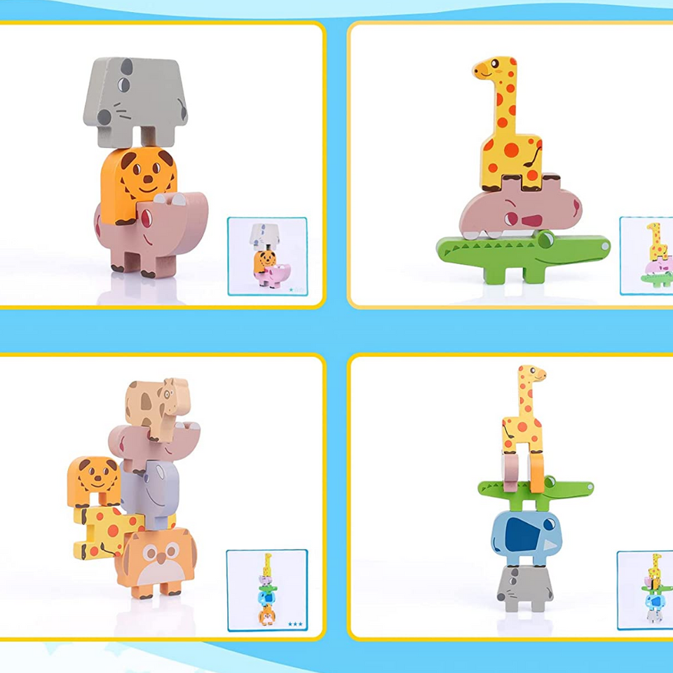 Animal Stacking™ - Forbedrer genkendelsesevnen - Stablespil