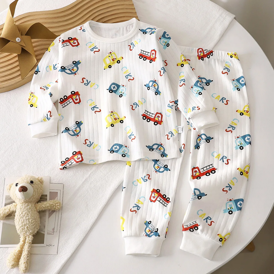 LittleDreamer – Weich & warm – Nachtwäsche-Set aus Baumwolle für Kinder